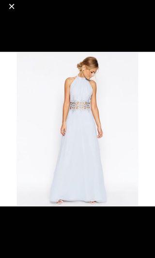 Blue prom dress
