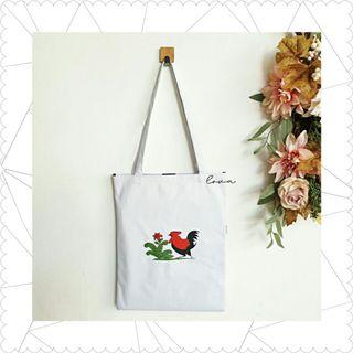 Totebag Rooster Mangkok Bakso / Tite Bag Rooster Mangkok Bakso