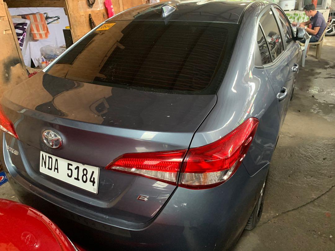 Grayish blue toyota