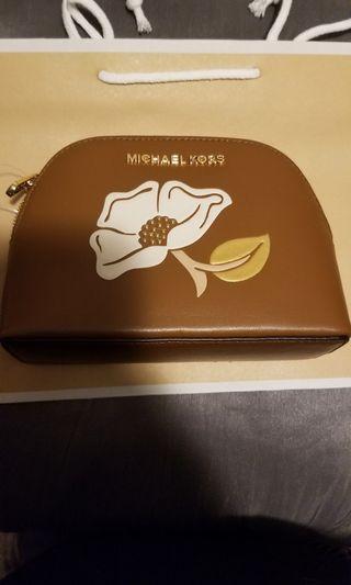 Michael Kors floral travel pouch