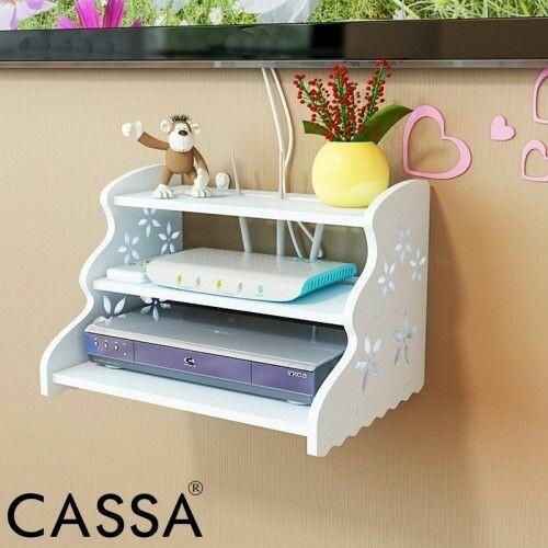 3 layer dvd player rack, Furniture & Home Living, Furniture, Shelves