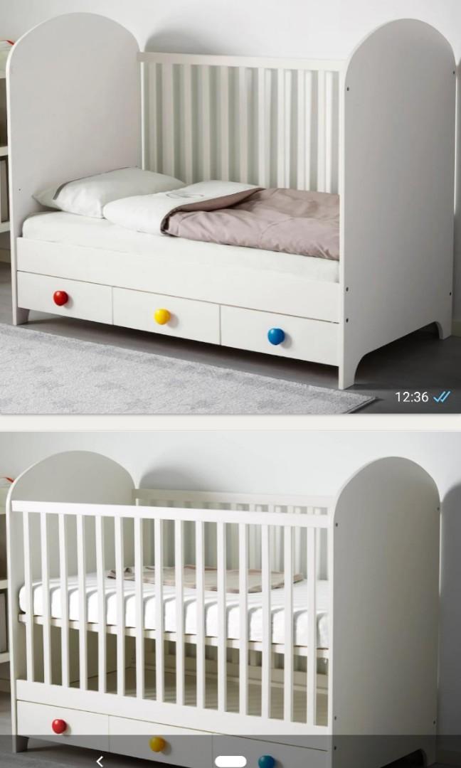 crib with drawers ikea
