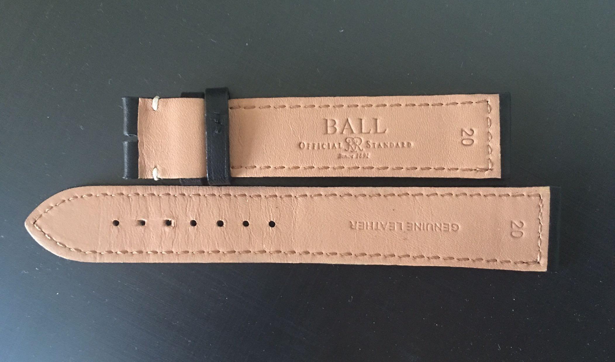 Ball watch leather strap store