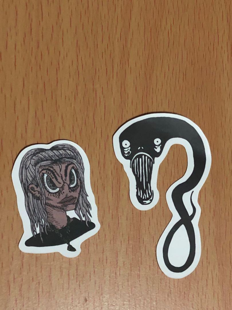 billie eilish stickers hobbies toys stationery craft stationery school supplies on carousell