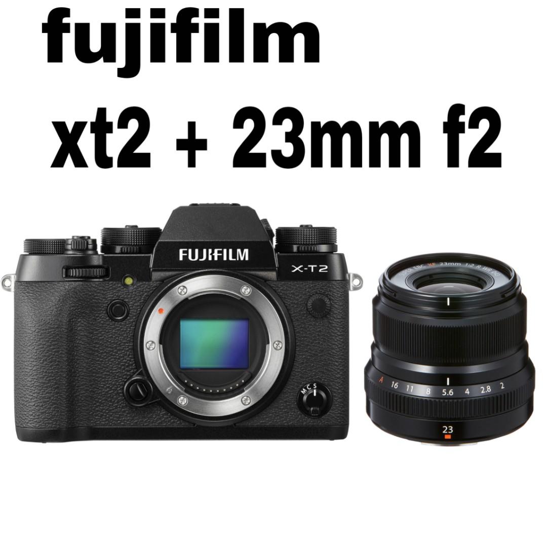 Bundle Fujifilm xt2 with 23mm f2 (no Photography, Cameras on Carousell