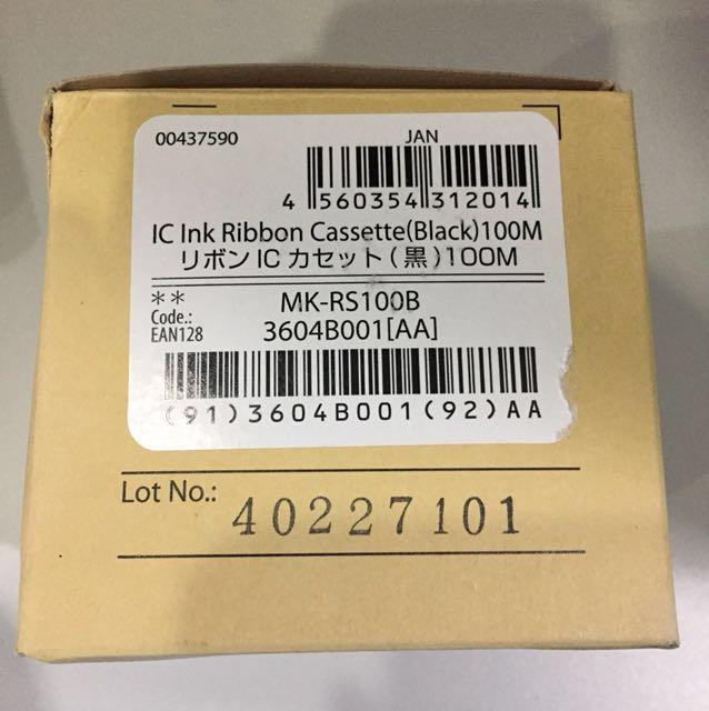 Canon ink ribbon cassette, Hobbies  Toys, Stationery  Craft, Other  Stationery  Craft on Carousell
