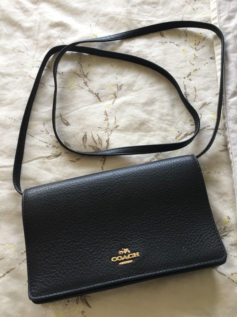 coach strap wallet