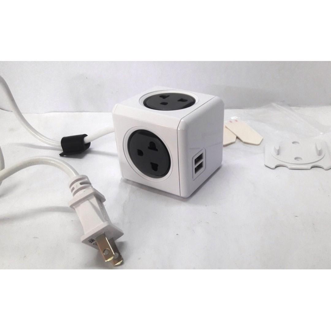 Cube Power Extension with Dual USB Port (Category: Cables & Adaptors) located in Quezon City. Submitted by mondy_mond (Listing ID 247275427, Image 2). Description: Get more power from the Cube... *May 4 power outlets at 2 USB (2.1A) ports para kahit hindi mo na dalin USB adaptor mo for devices *1.5 meter cable para pwede mo i-posisyon yung connections mo accordingly *Extension cable can be screwed, fastened for stable use *Meron s'yang twist & lo