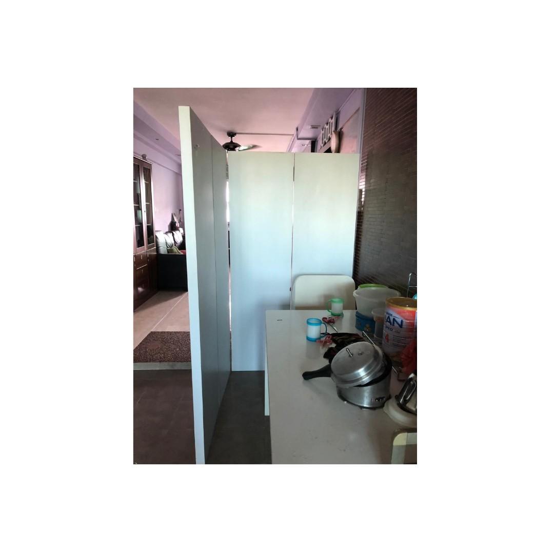 Diy Folding Screen From Bifold Doors Room Divider Closet Doors