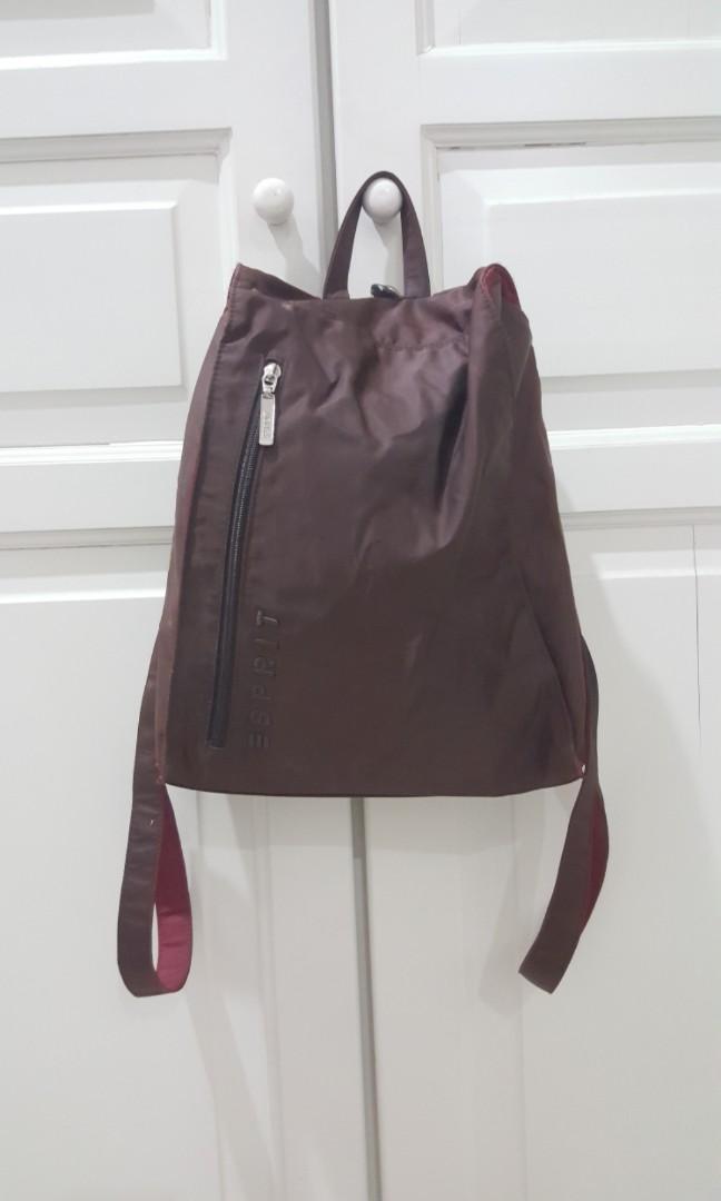 Esprit Casual Backpack Original Luxury Bags Wallets On Carousell