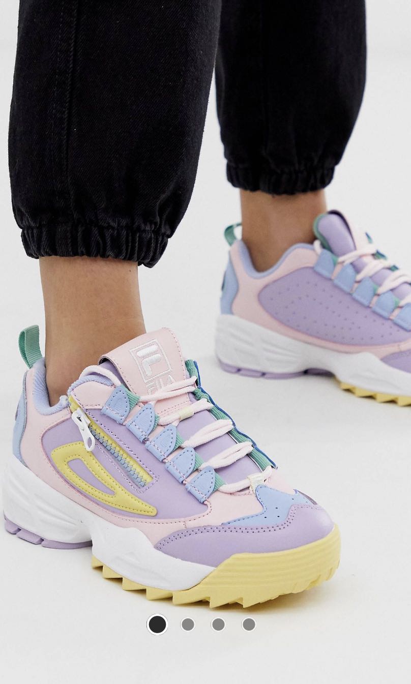 Fila white disruptor 3 new arrivals zip trainers