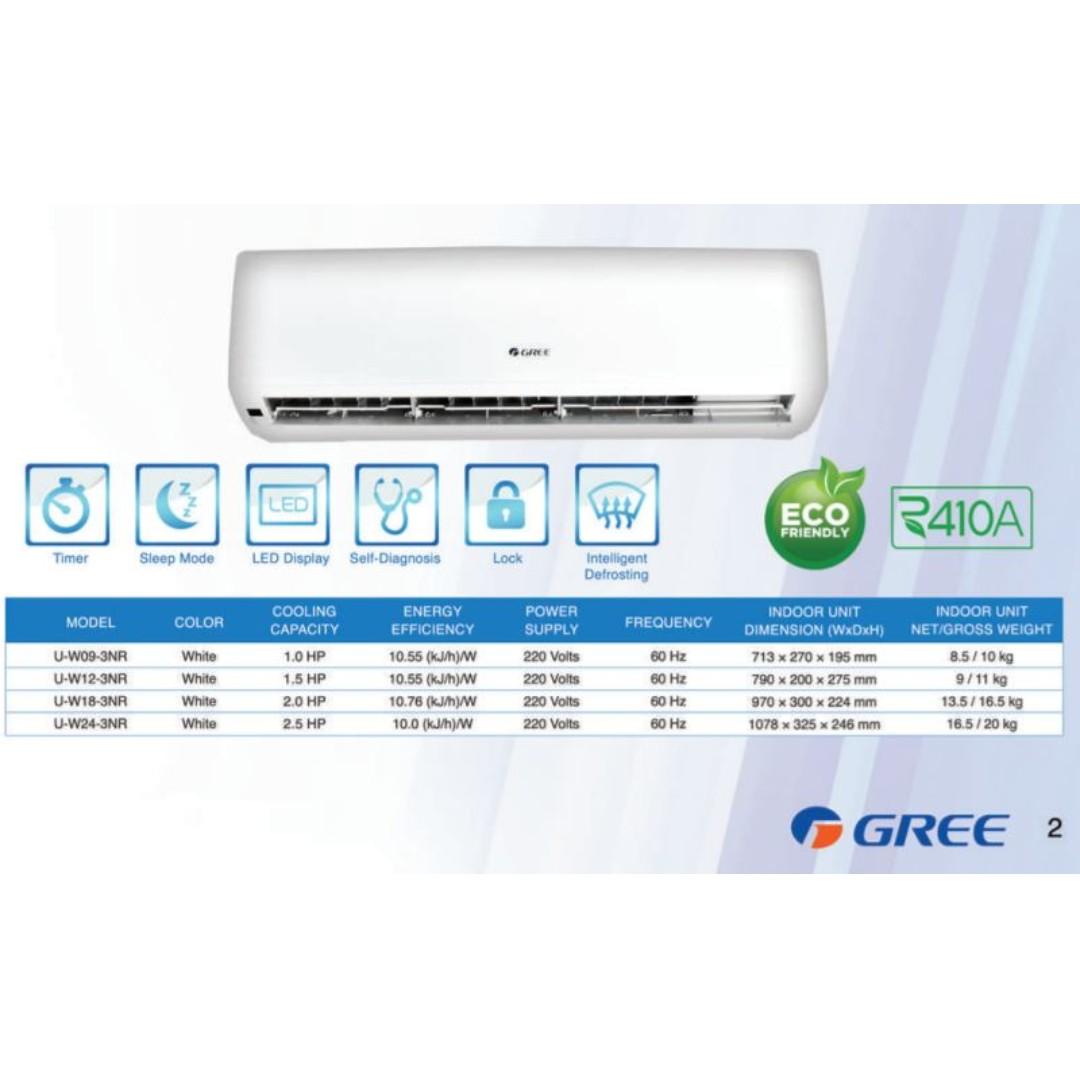 Free Aircon Installation U W28 3nr Split Type Wall Mounted 3 0 Home Furniture Home Appliances Air Conditioning And Heating On Carousell