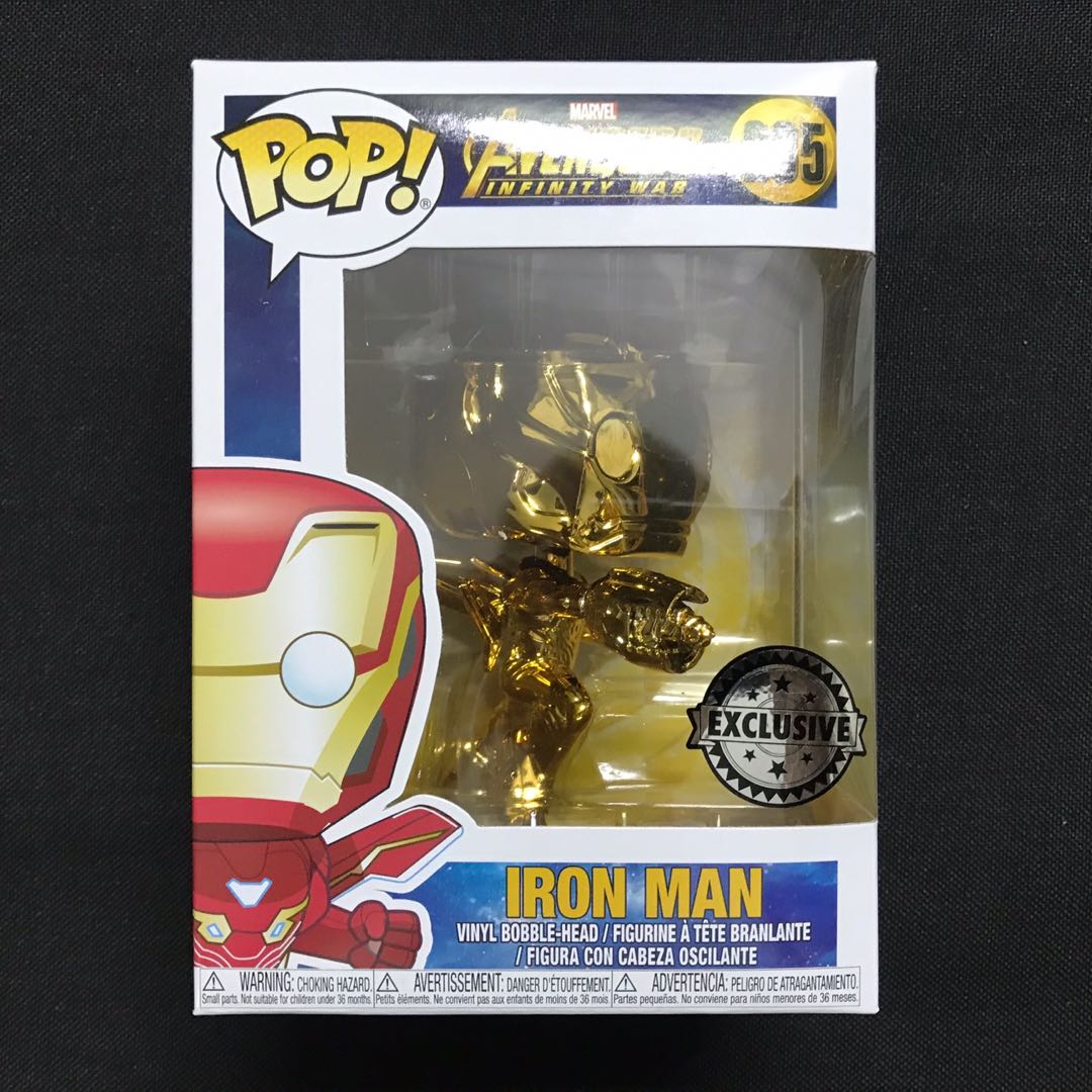 funko pop iron man gold