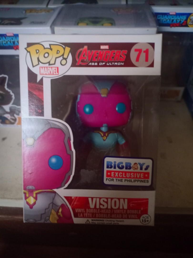 Funko Pop Marvel Vision Exclusive Hobbies Toys Toys Games On Carousell Funko Pop Marvel Vision Exclusive Hobbies Toys Toys Games On Carousell