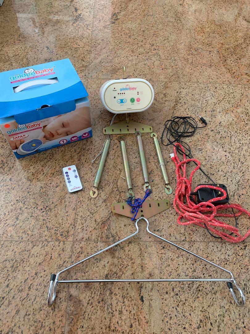 Golden Baby Electronic Craddle With Remote Babies Kids Cots