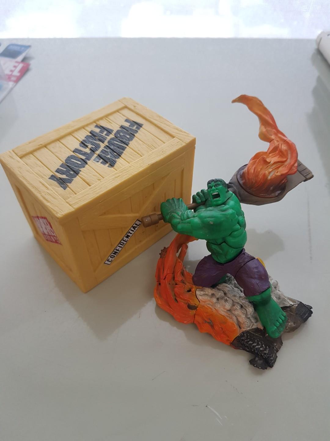 Green Hulk Figure Factory (Category: Figurines & Statues) located in Quezon City. Submitted by nrthstr (Listing ID 247273885, Image 1). Description: Green Hulk Figure Factory Loose Glued Actual picture Comes with box and manual Item can be shipped at buyer's expense No trades or reservations please This is a cash only basis sale Meets will strictly be a my convenience Capitol Commons Shaw Blvd Pasig City.
