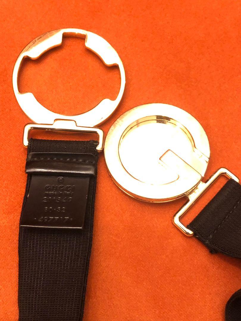 Elastic gucci belt discount