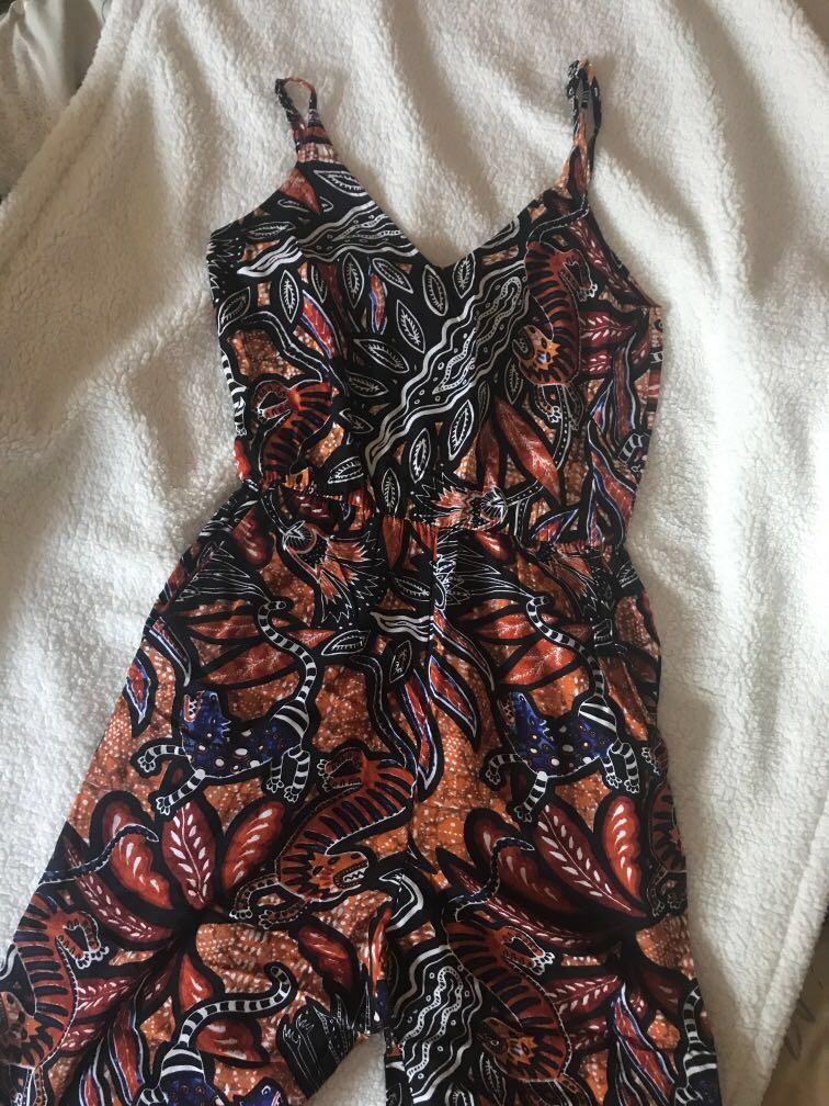 Tribal print jumpsuit