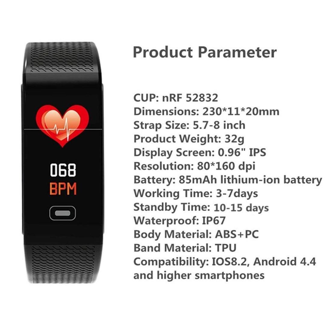 Hocent fitness tracker watch clearance