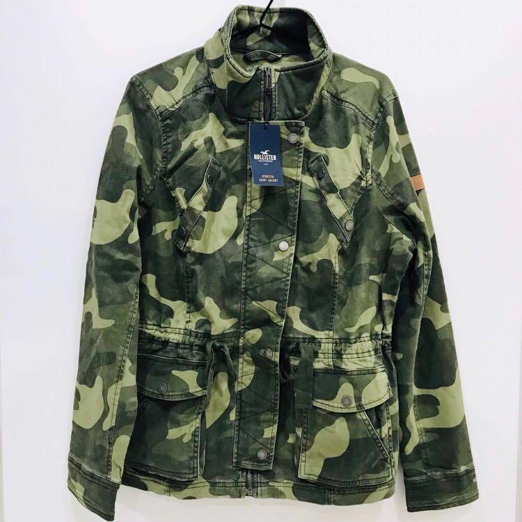 hollister camouflage jacket
