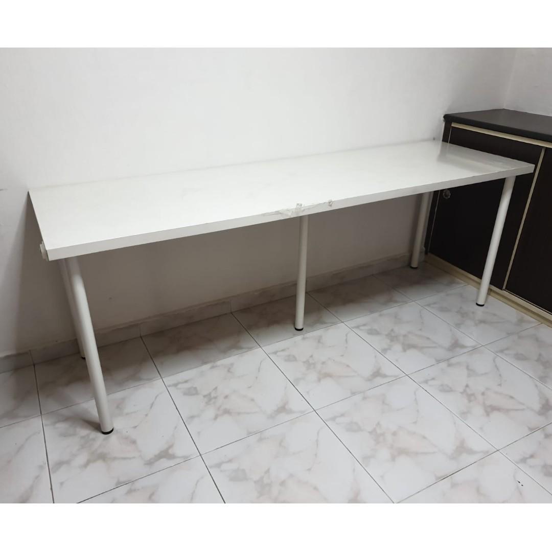 Ikea Table White 200x60 Cm Furniture Tables Chairs On Carousell
