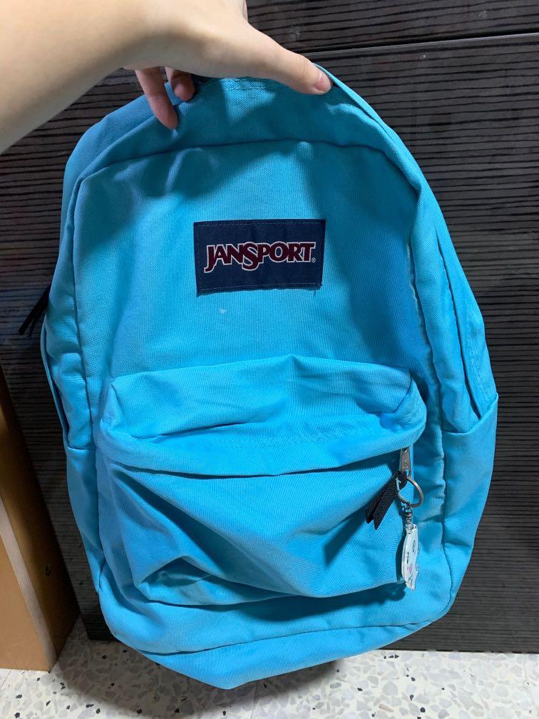 jansport light blue backpack