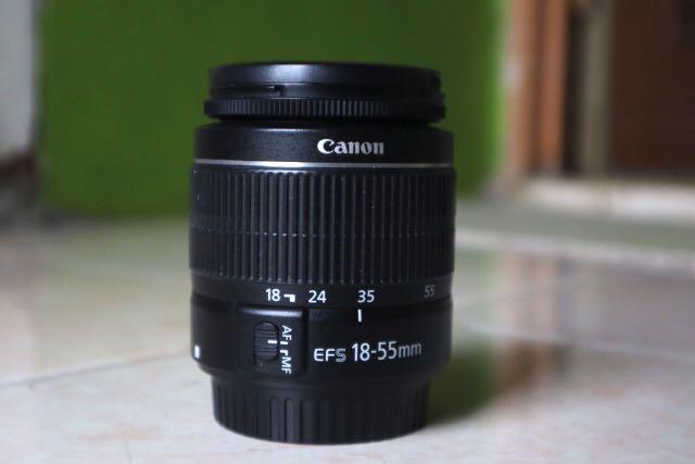 lensa kit canon efs 18 55mm iii