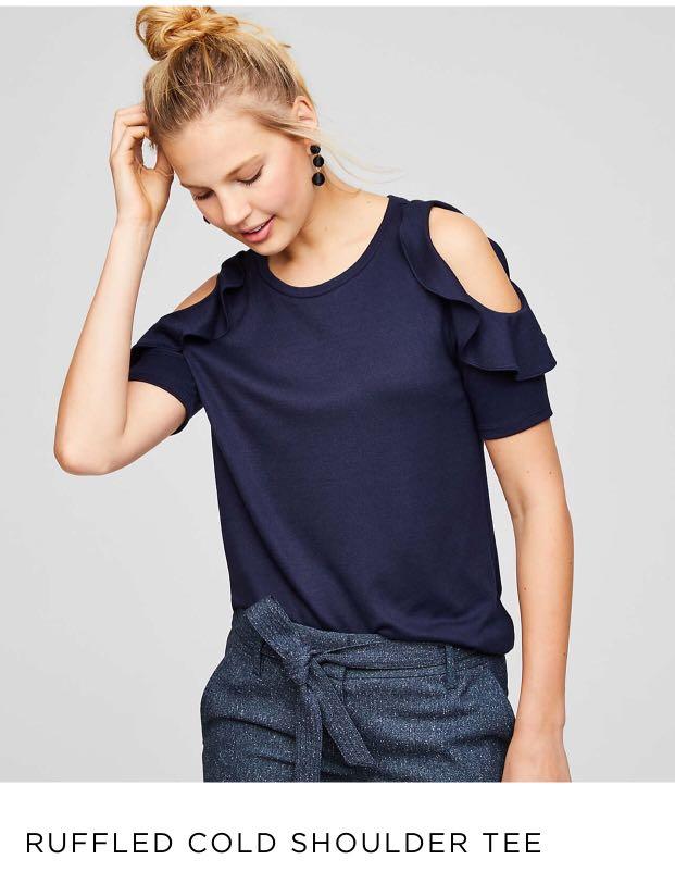 Loft cold shoulder tops new arrivals