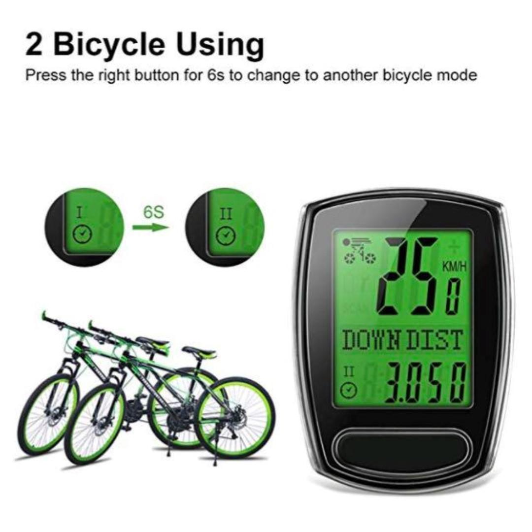 (M76) IPSXP Bike Computer, Wired Bicycle Speedometer and Odometer