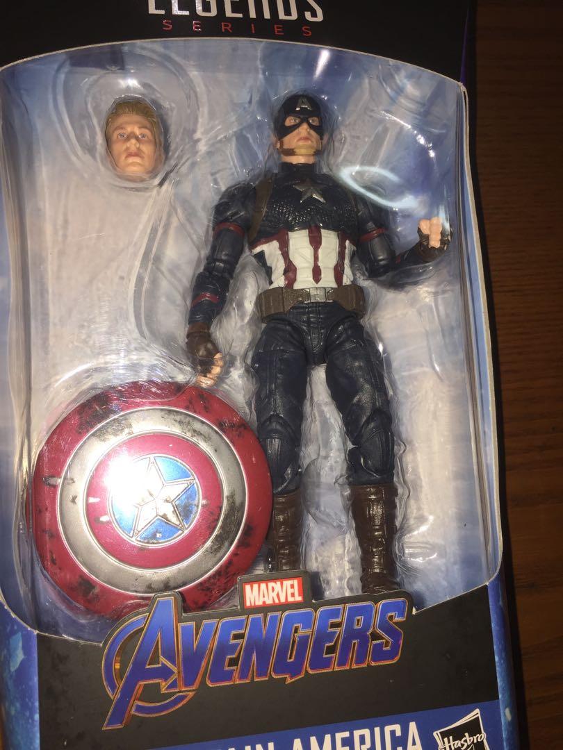 Marvel Legends Worthy Captain America Power and Glory Exclusive with Mjolnir Hammer trade read listing