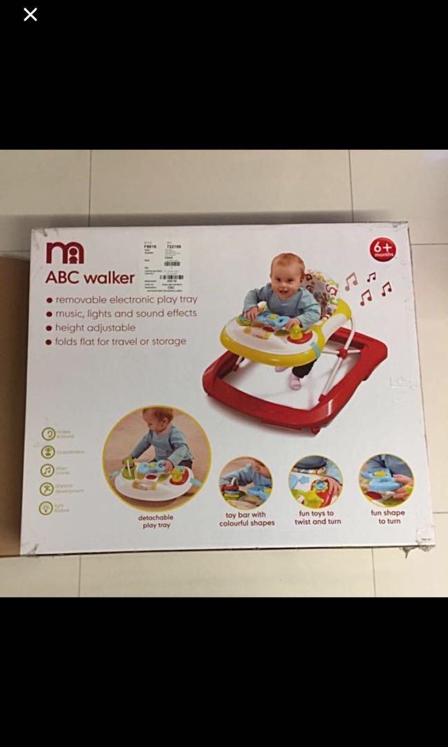 Mothercare cheap abc walker