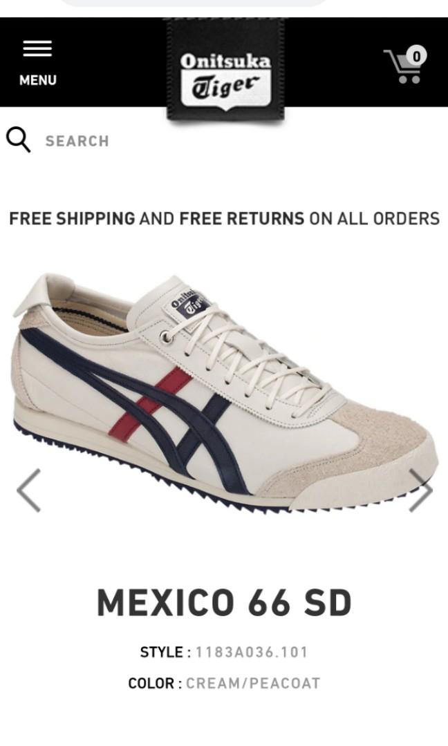 Onitsuka Tiger Mexico 66 Sd Unisex Women S Fashion Shoes Sneakers On Carousell