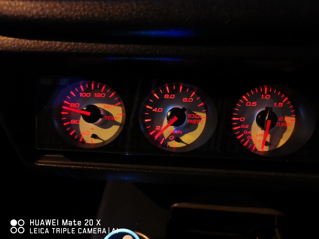 Original Defi ralliart din gauge, Car Accessories, Accessories on Carousell