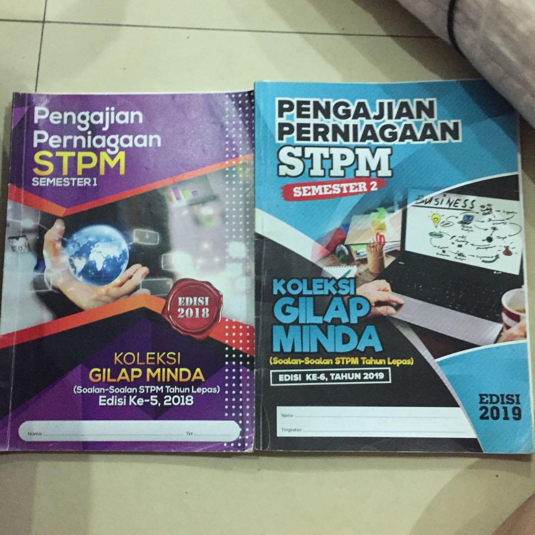 Pengajian Perniagaan STPM sem 1 & 2 Buku latihan and notes, Textbooks