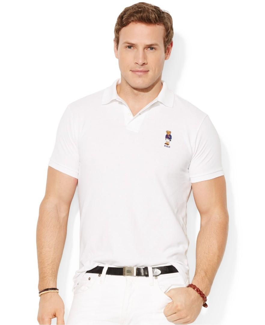 Polo Ralph Lauren Teddy Bear Polo Shirt Size Small S, Men's Fashion, Tops &  Sets, Tshirts & Polo Shirts on Carousell