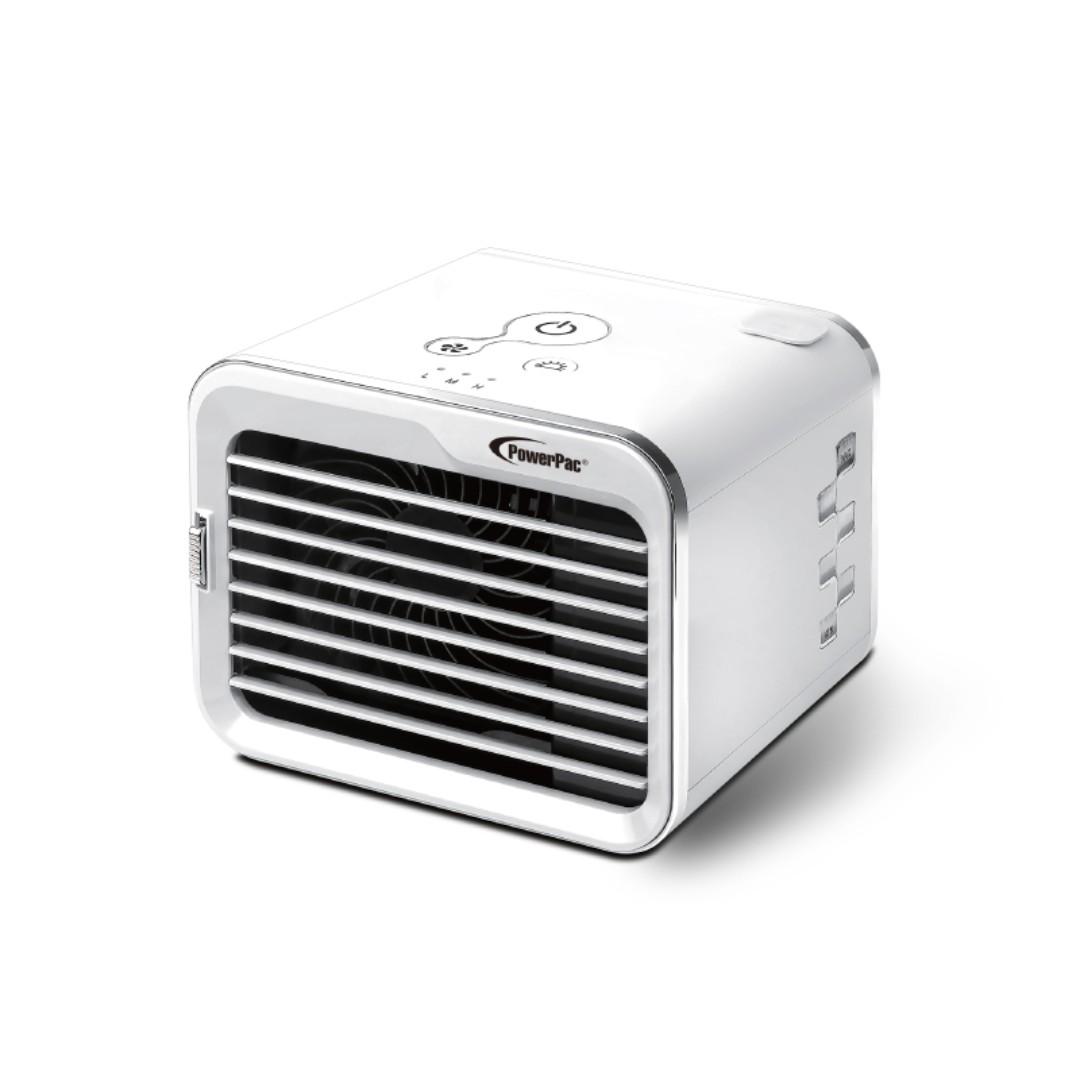 PowerPac portable mini air cooler. Humidifier, desk, and table air