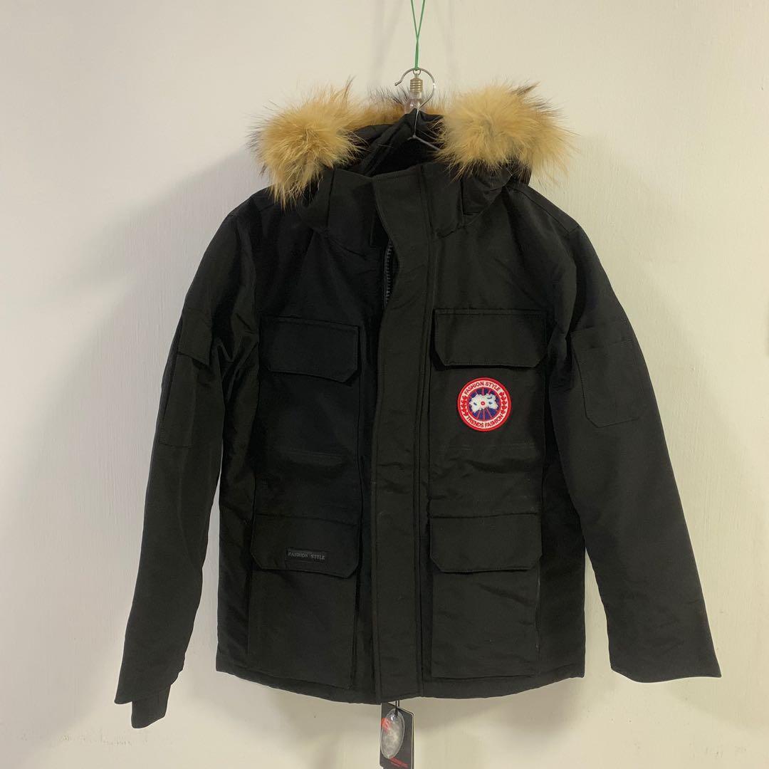 Fur trimmed top winter coats