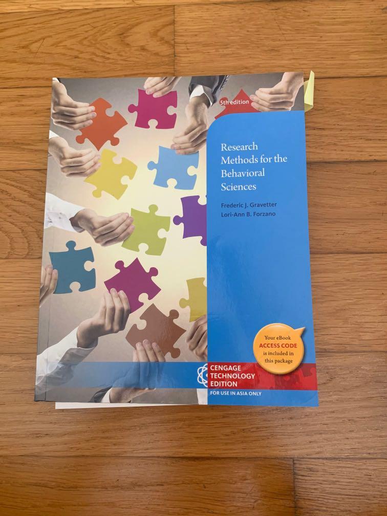 Research Methods For Behavioral Sciences Books Stationery