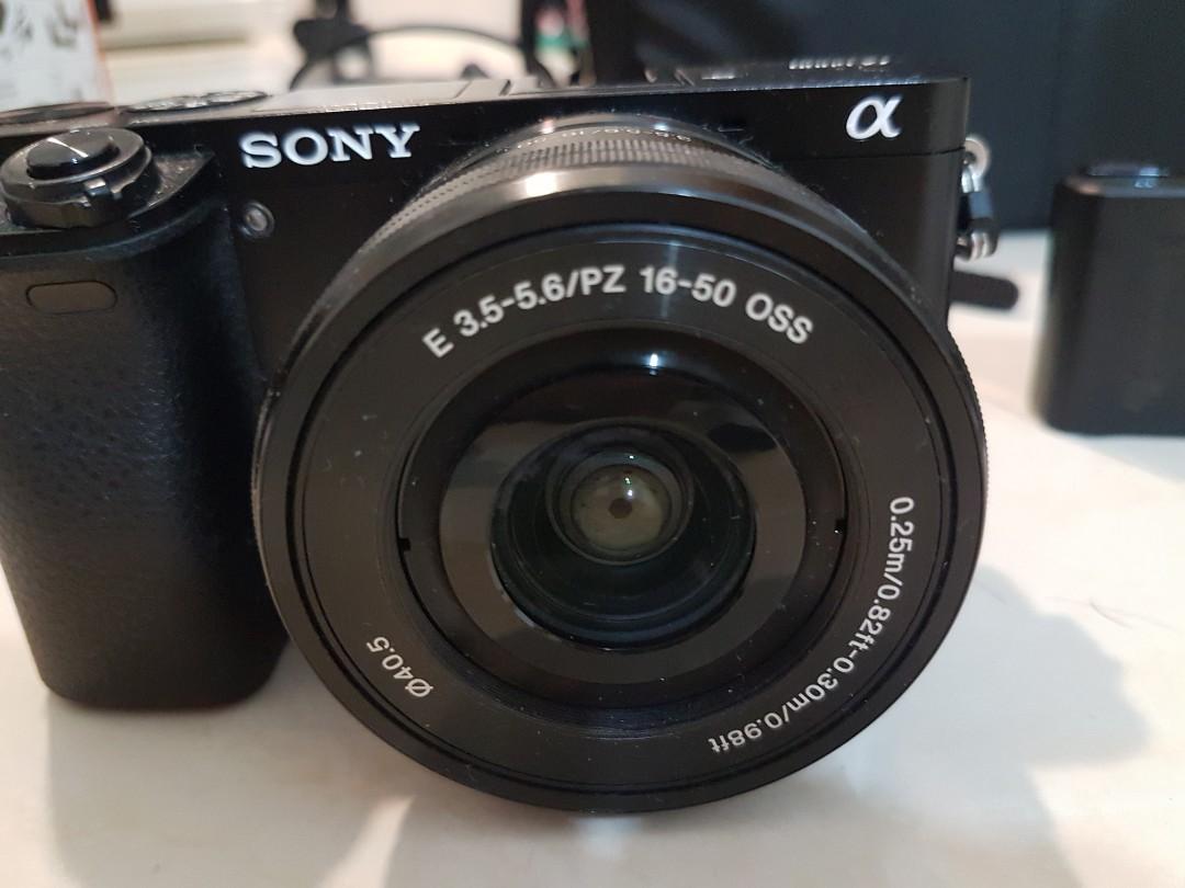 Sony A6000 + kit lens, Photography, Lens & Kits on Carousell