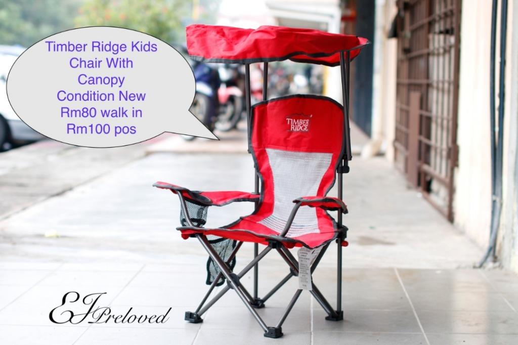 Kids folding chair with hot sale canopy