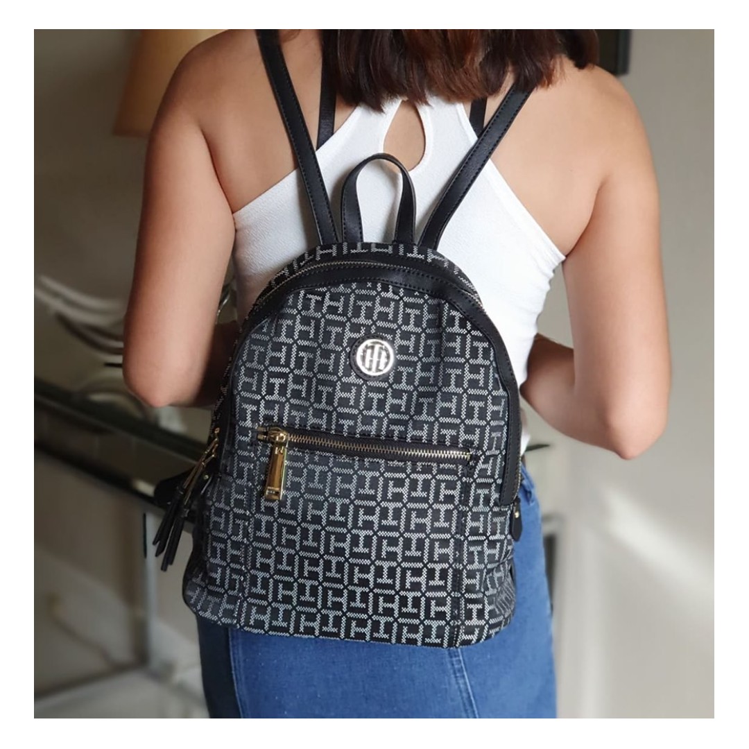 Tommy hilfiger coated canvas backpack sale