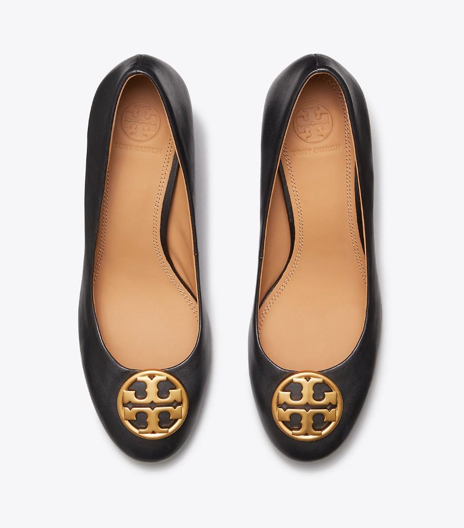 Tory Burch Benton 50MM Pump Nappa Leather Shoes, Luxury, Sneakers ...