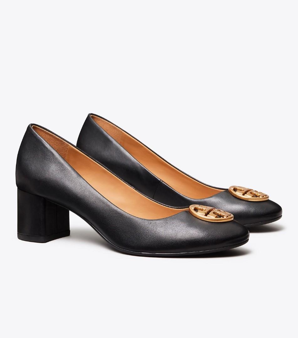 Tory Burch Benton 50MM Pump Nappa Leather Shoes, Luxury, Sneakers &  Footwear on Carousell
