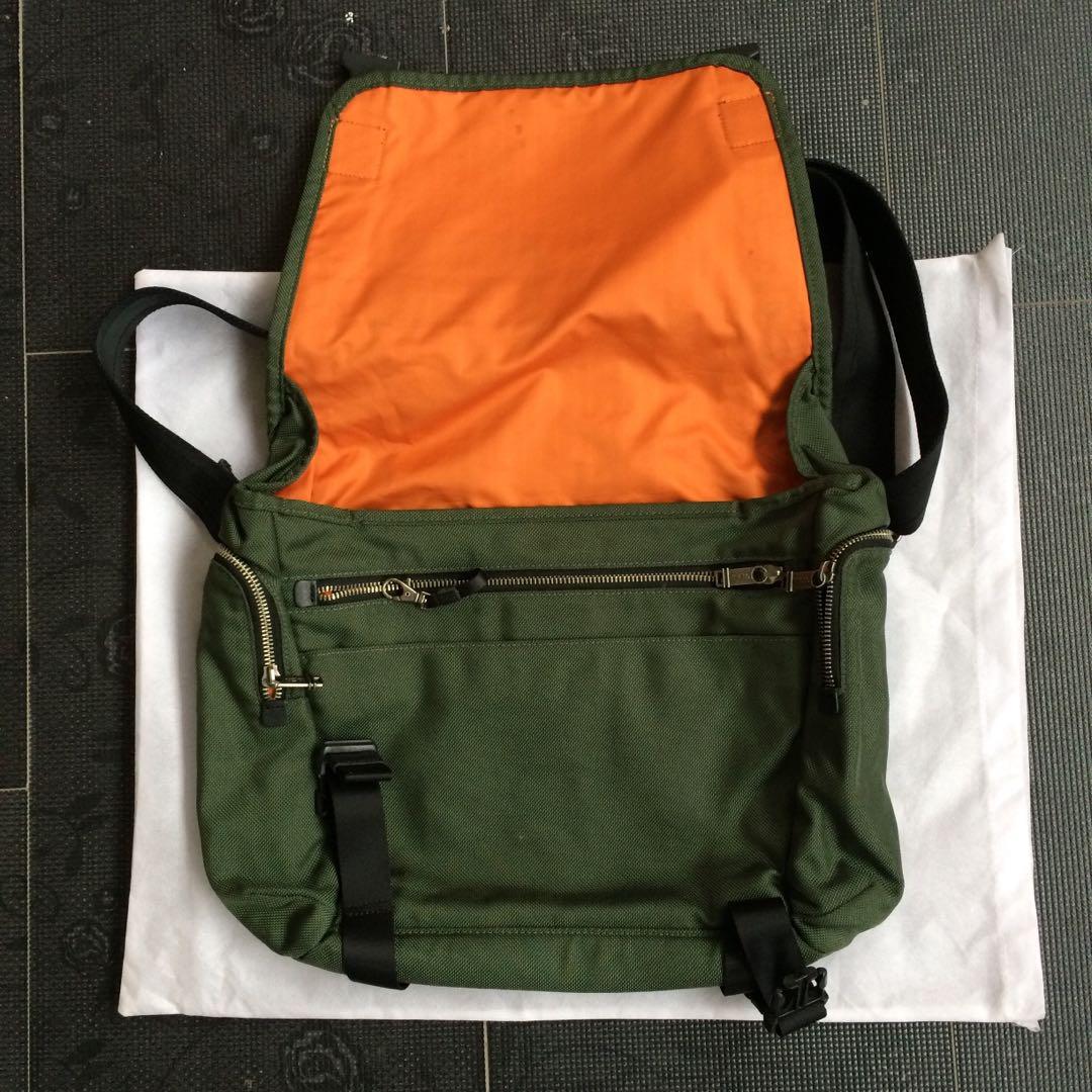 Tumi, Bags, Tumi Alpha Bravo Benning Deluxe Messenger Green Orange