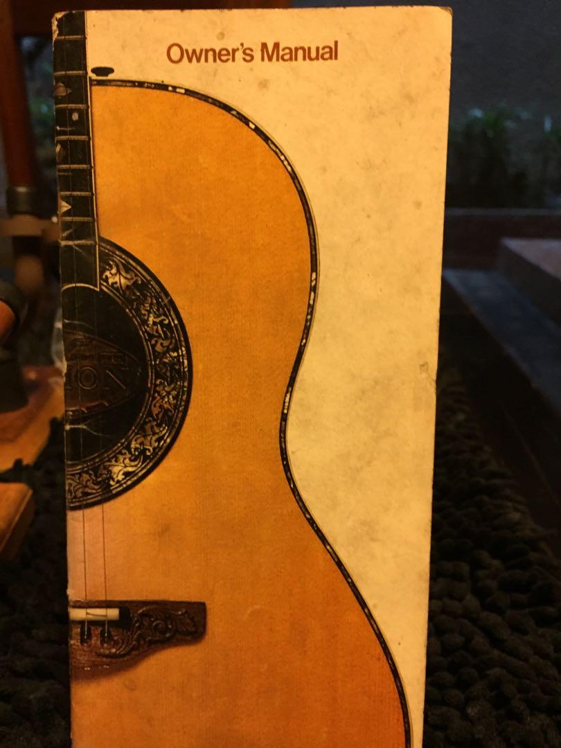 Vintage Ovation Guitar Owner’s Manual (Category: Musical Instruments) located in Pasig City. Submitted by fairfaxvintage827 (Listing ID 247323739, Image 1). Description: Original 70’s Owner’s Manual Good Condition Made in USA .