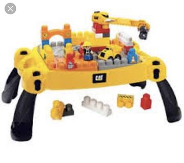 Mega bloks caterpillar table hotsell construction site