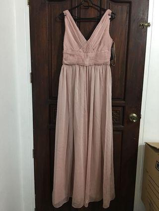 Repriced!!! Monique Lhuillier Bridesmaid Dress (BNWT) Size 10 Color Cerise