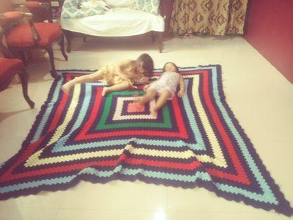 Crochet carpet