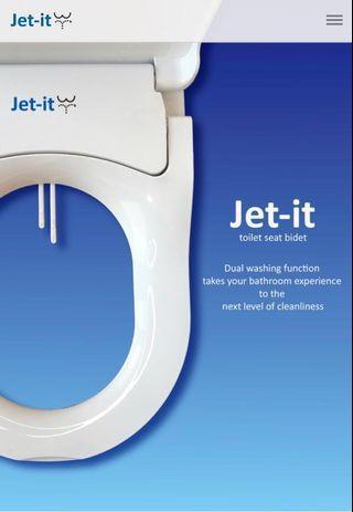 “Jet It” Non Electric Toilet Bidet Seat Cover