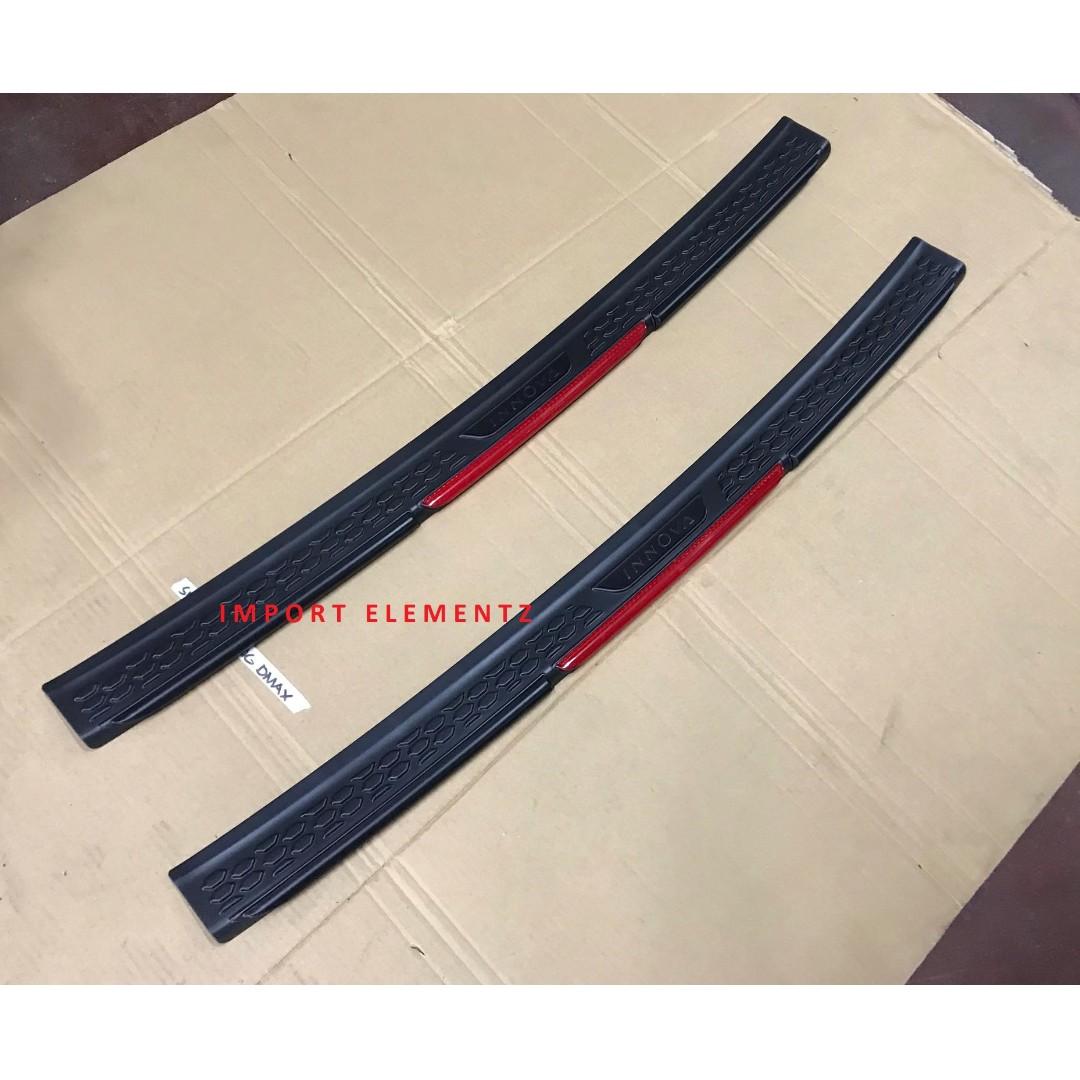 2016 to 2021 Toyota Innova Rear Stepsill /Rear Bumper Protector Cover ...